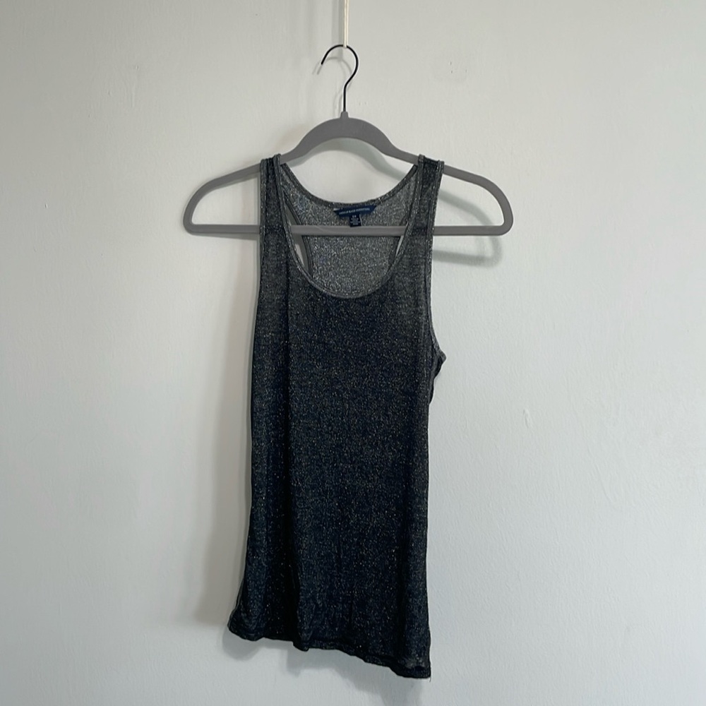 American Eagle Outfitters Glitter Tank Top